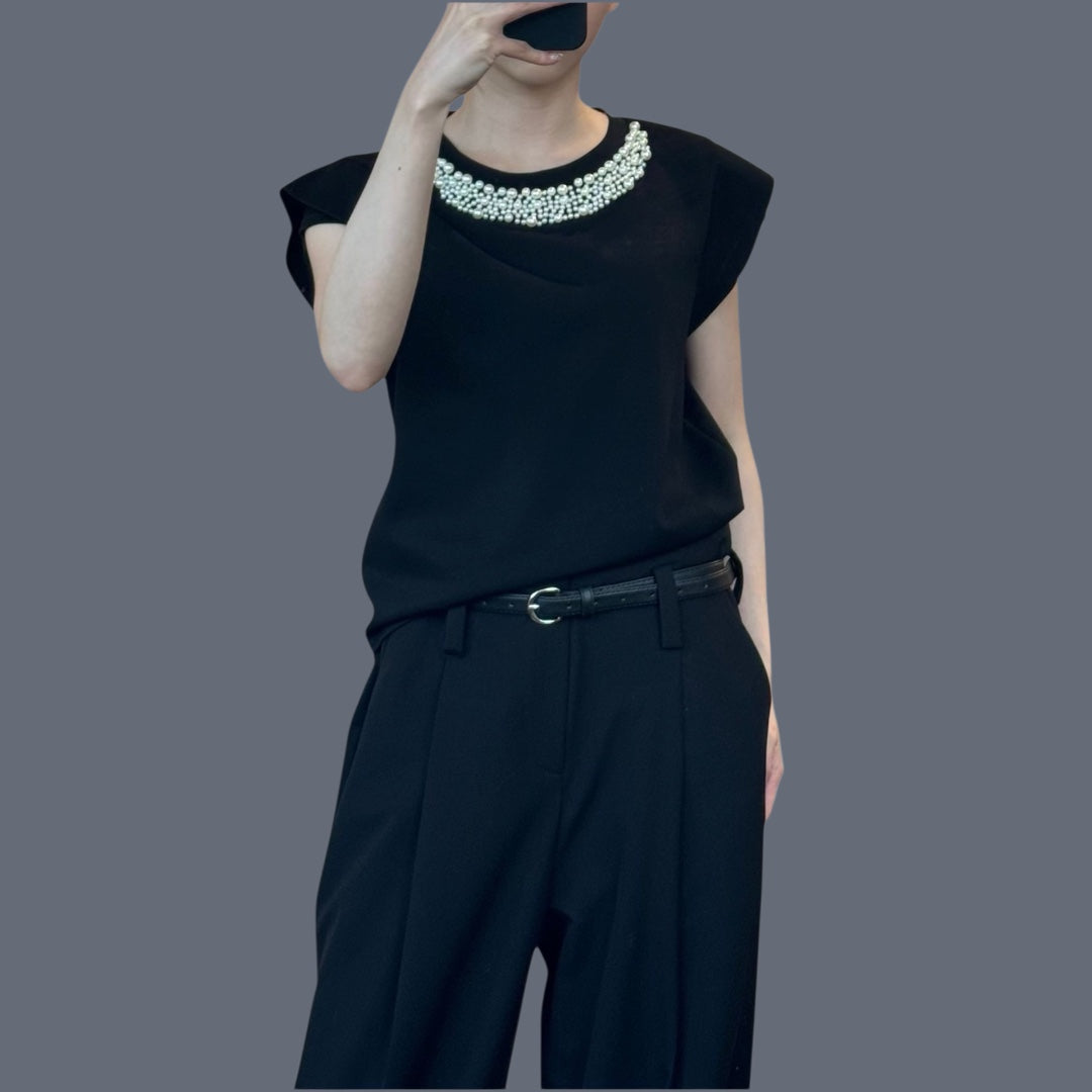 珍珠領Tee