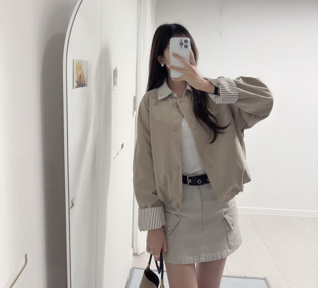 假兩件風褸