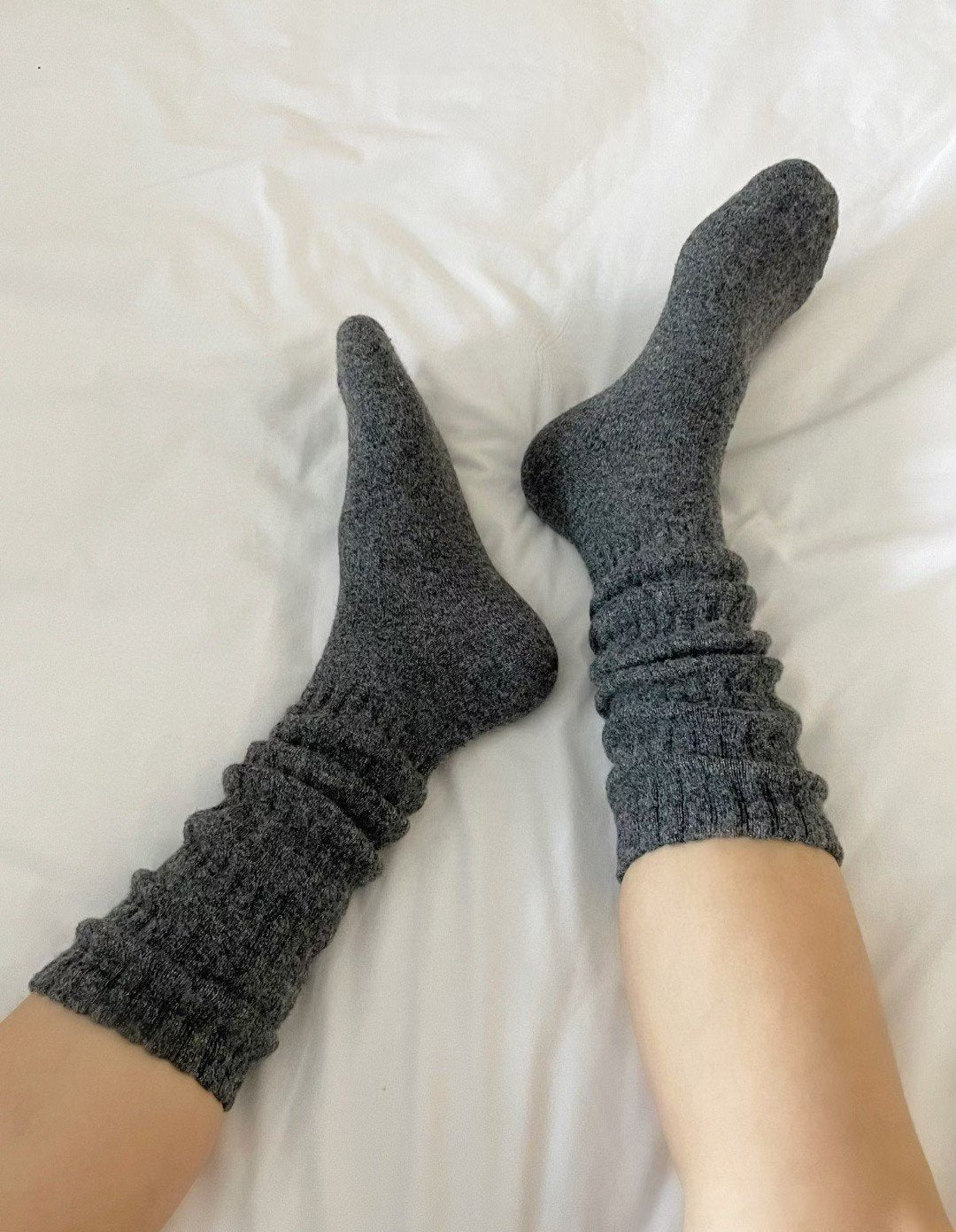 羊毛羊絨泡泡長襪($150/ 2對)