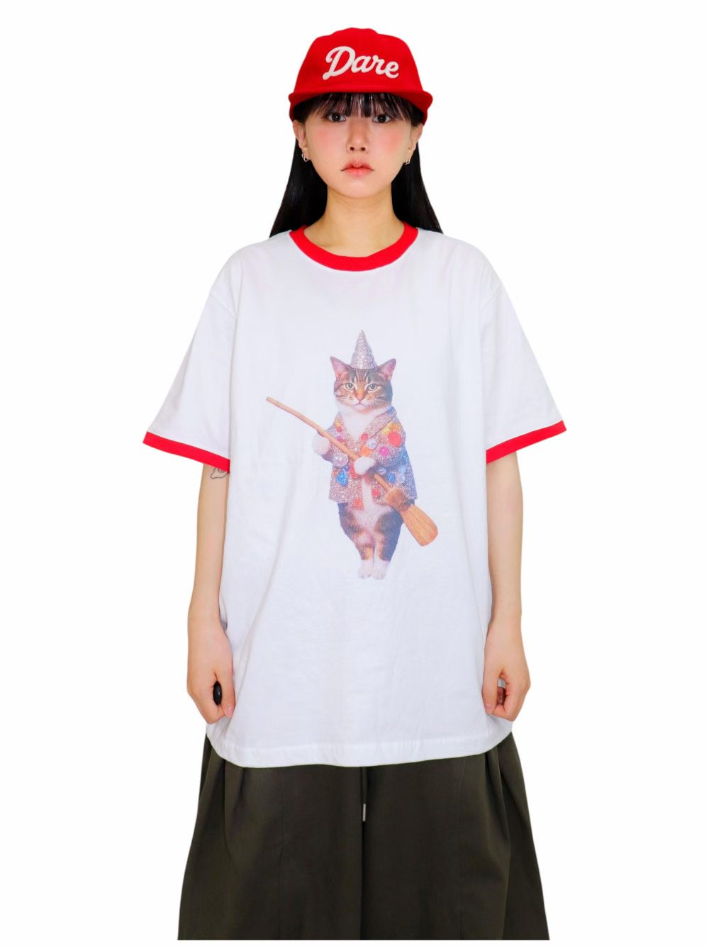 貓貓拚色Tee