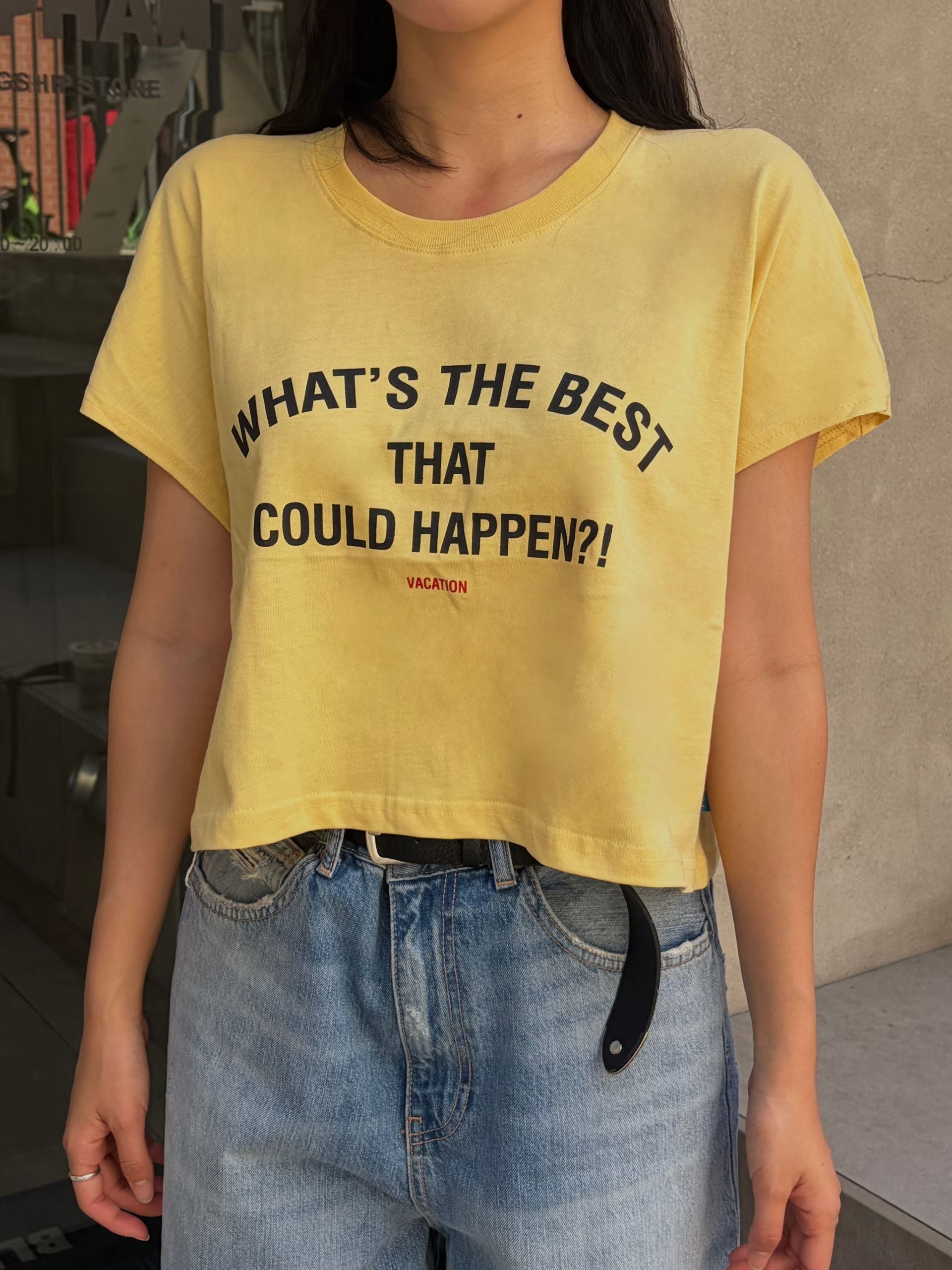 “WHAT‘S THE BEST”短Tee