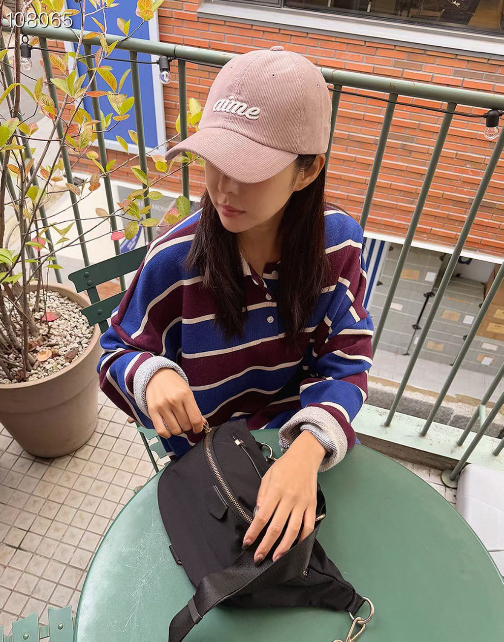 ‘Amie’燈芯絨cap