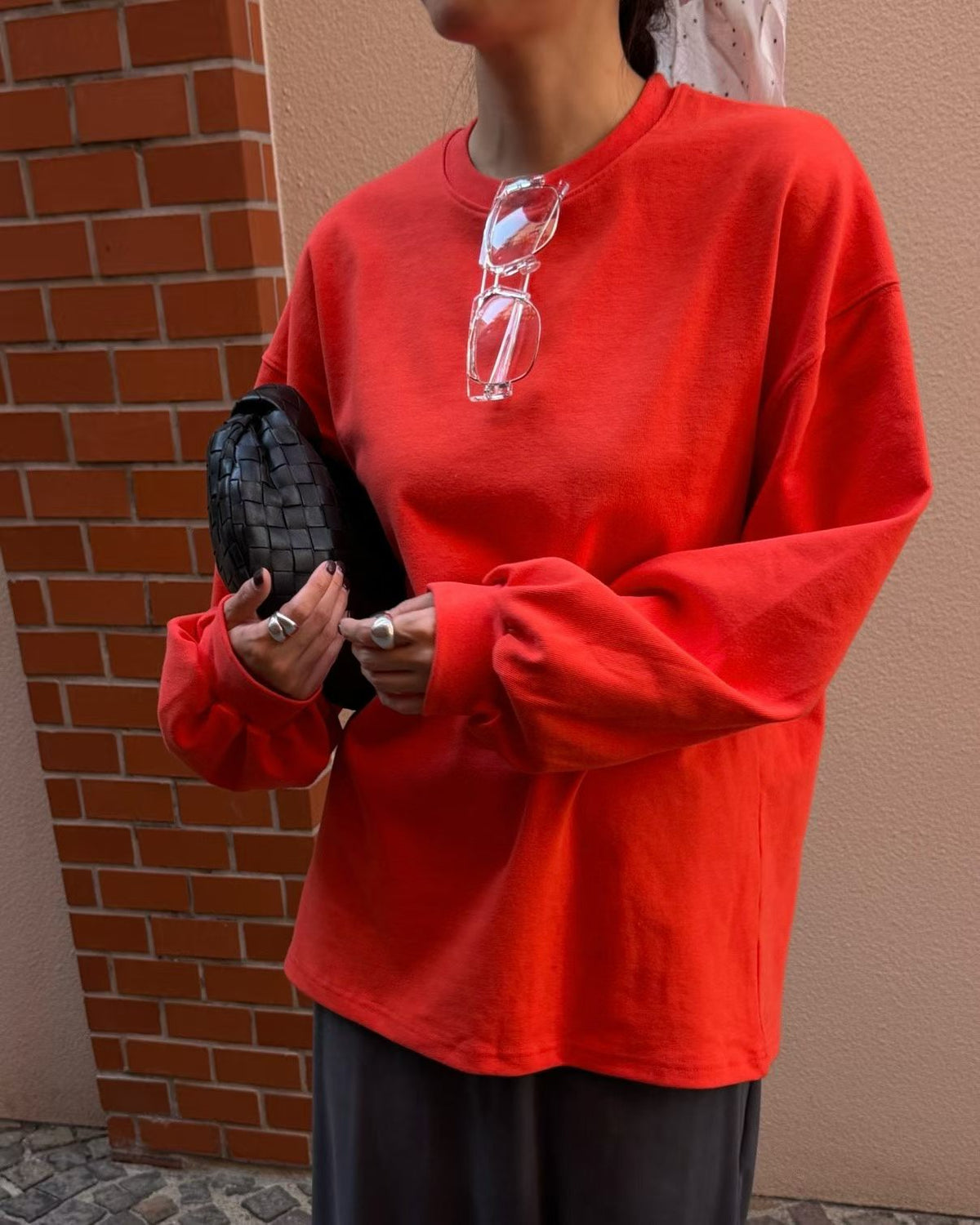 束袖長Tee
