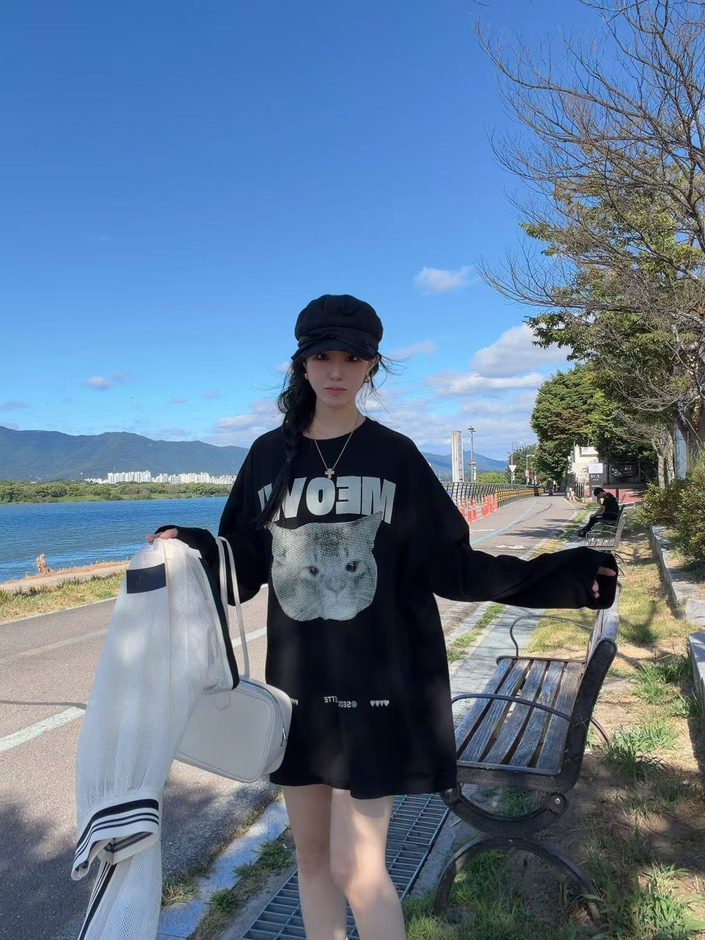 “MEOW”貓貓長Tee