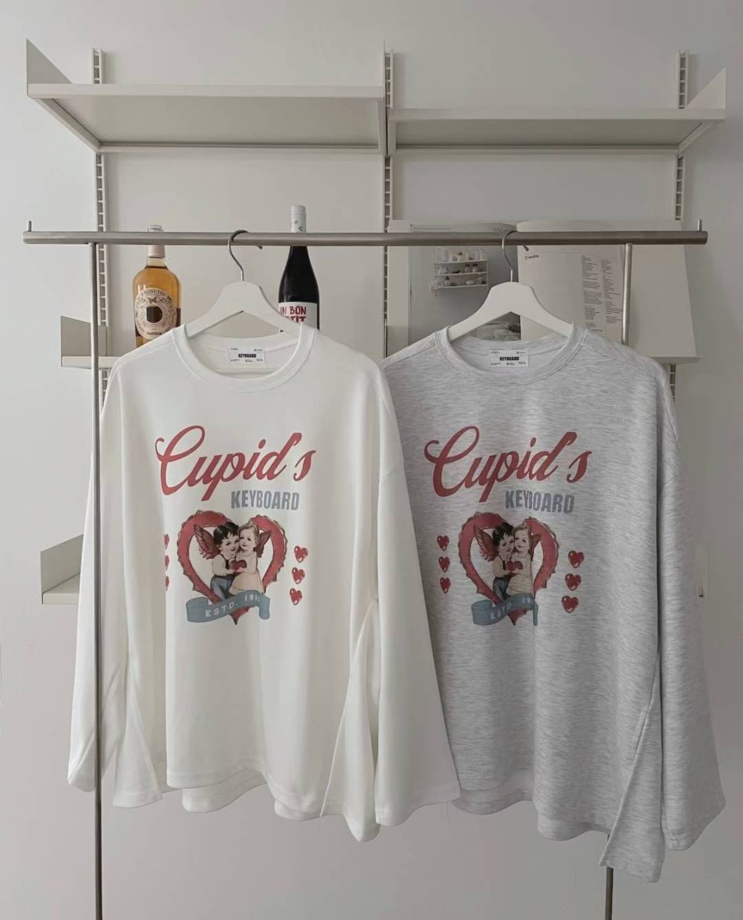 天使側開叉衛衣