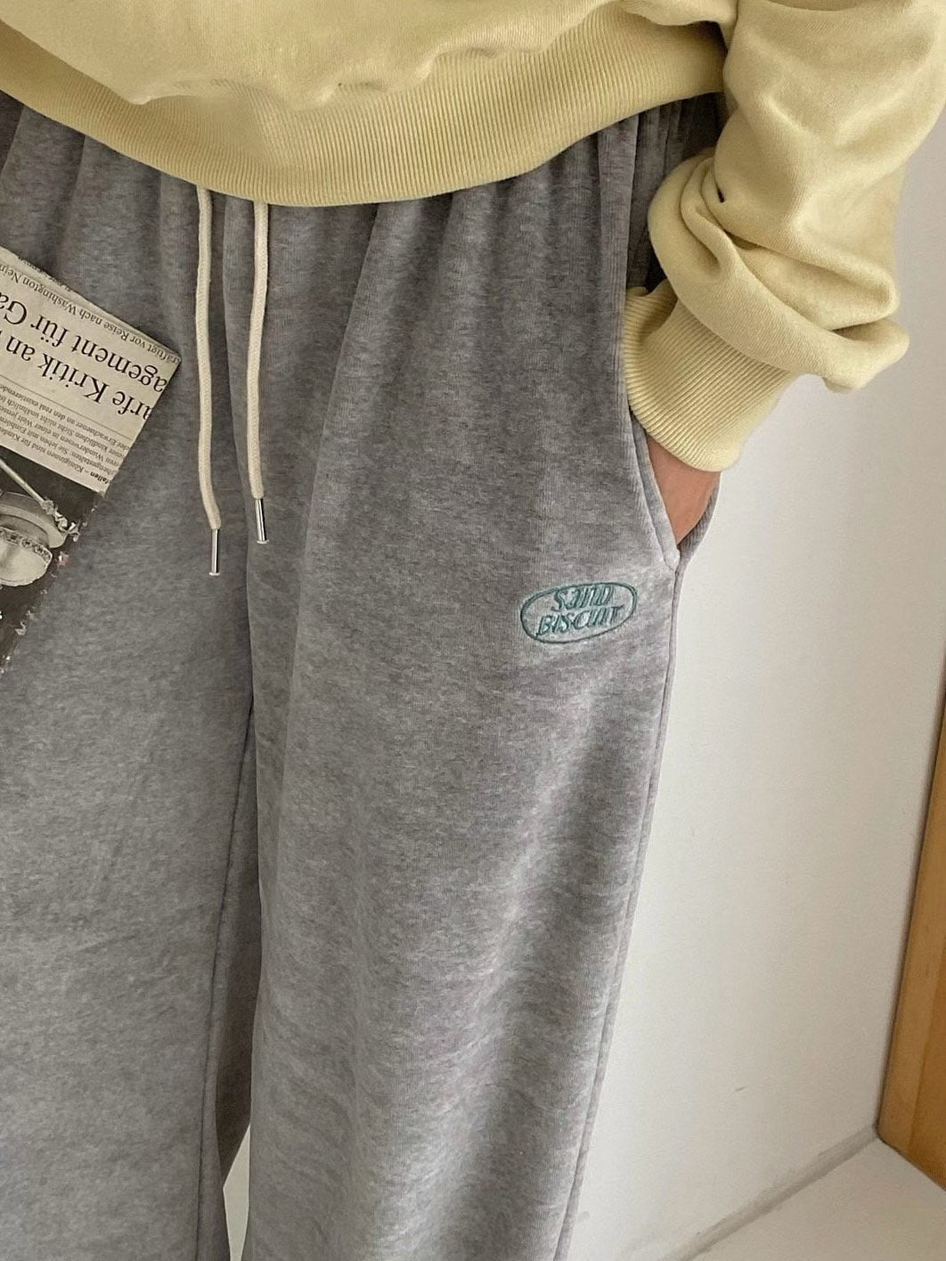 絲絨長褲 (set裝可另購𢇁絨束袖Tee)