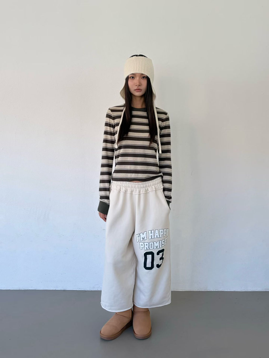 束袖橫間Tee