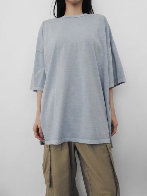 WST-3 洗水短袖長Tee