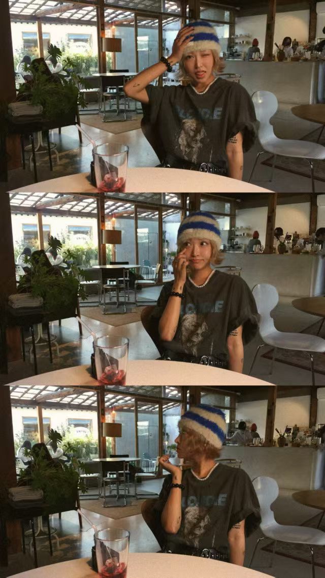 “BLONDIE”洗水短袖Tee