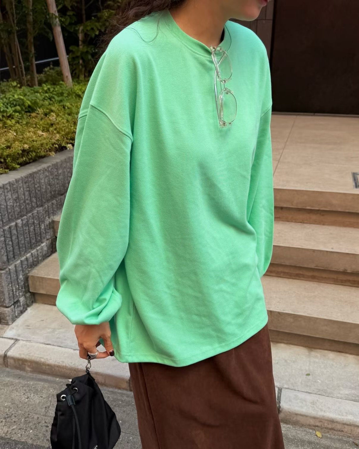 束袖長Tee