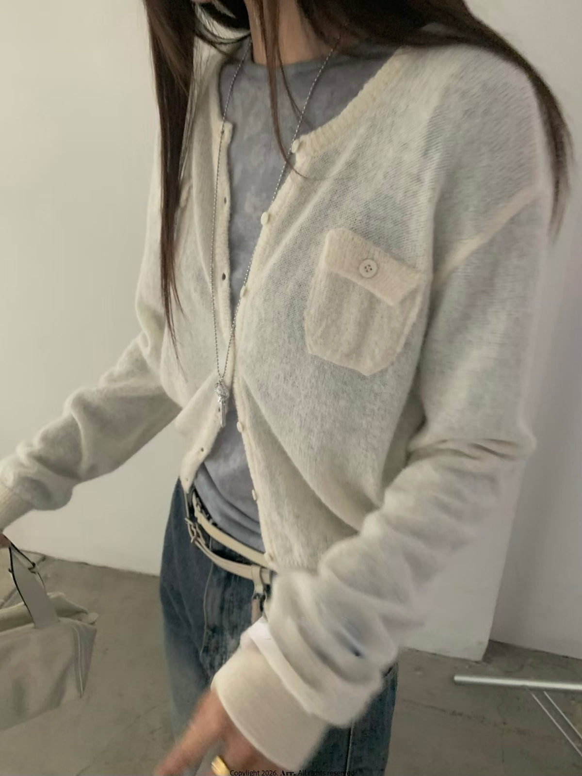 雙袋羊毛外套