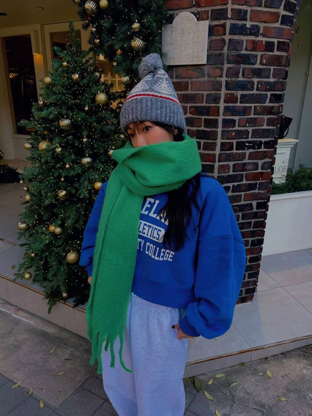 “LAKELADE”抓毛短衛衣