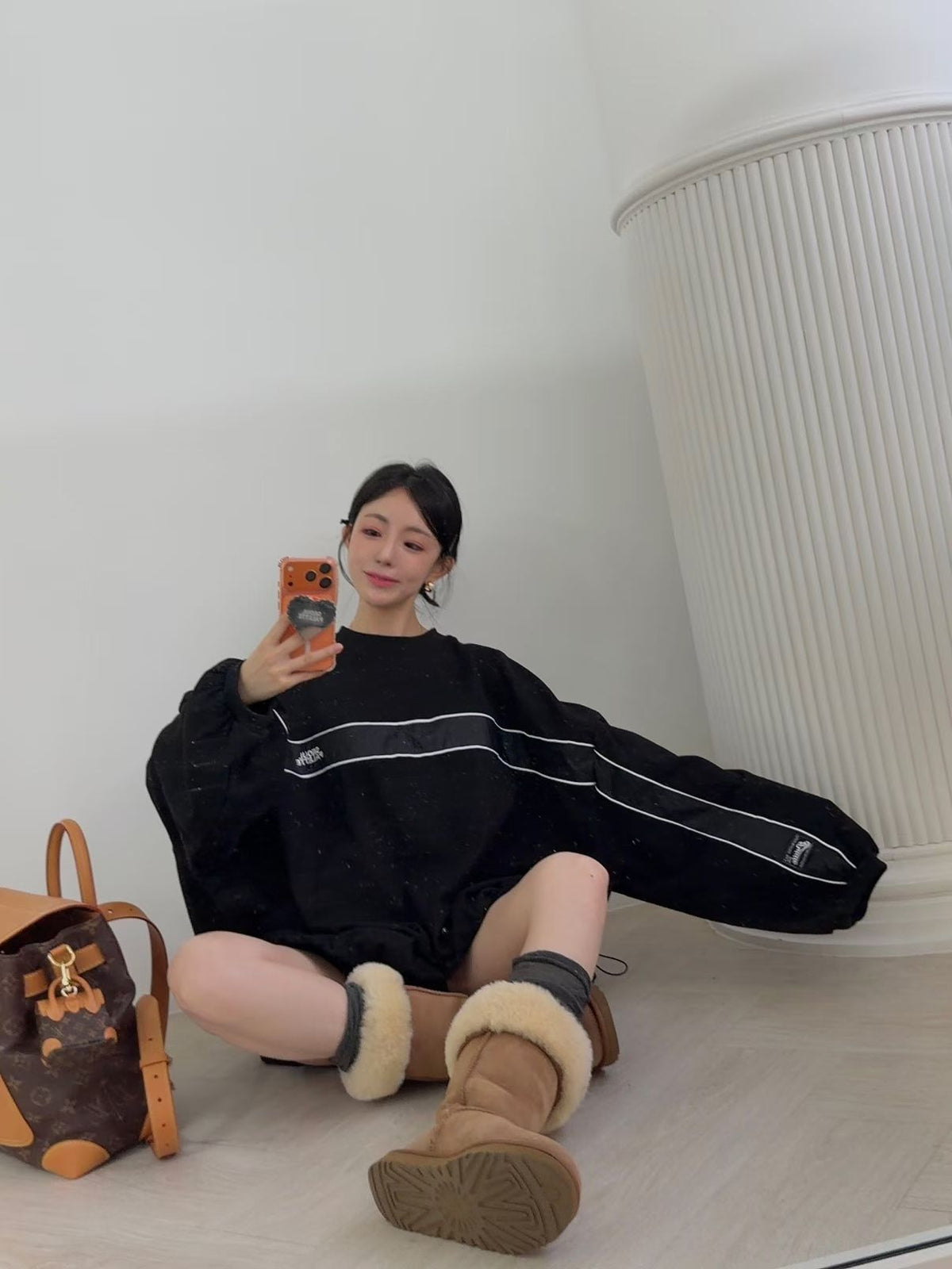 拼色長Tee