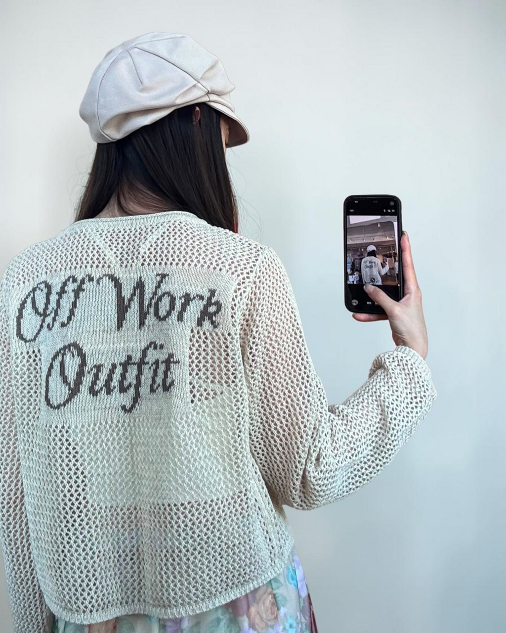 “Off Work”網網外套