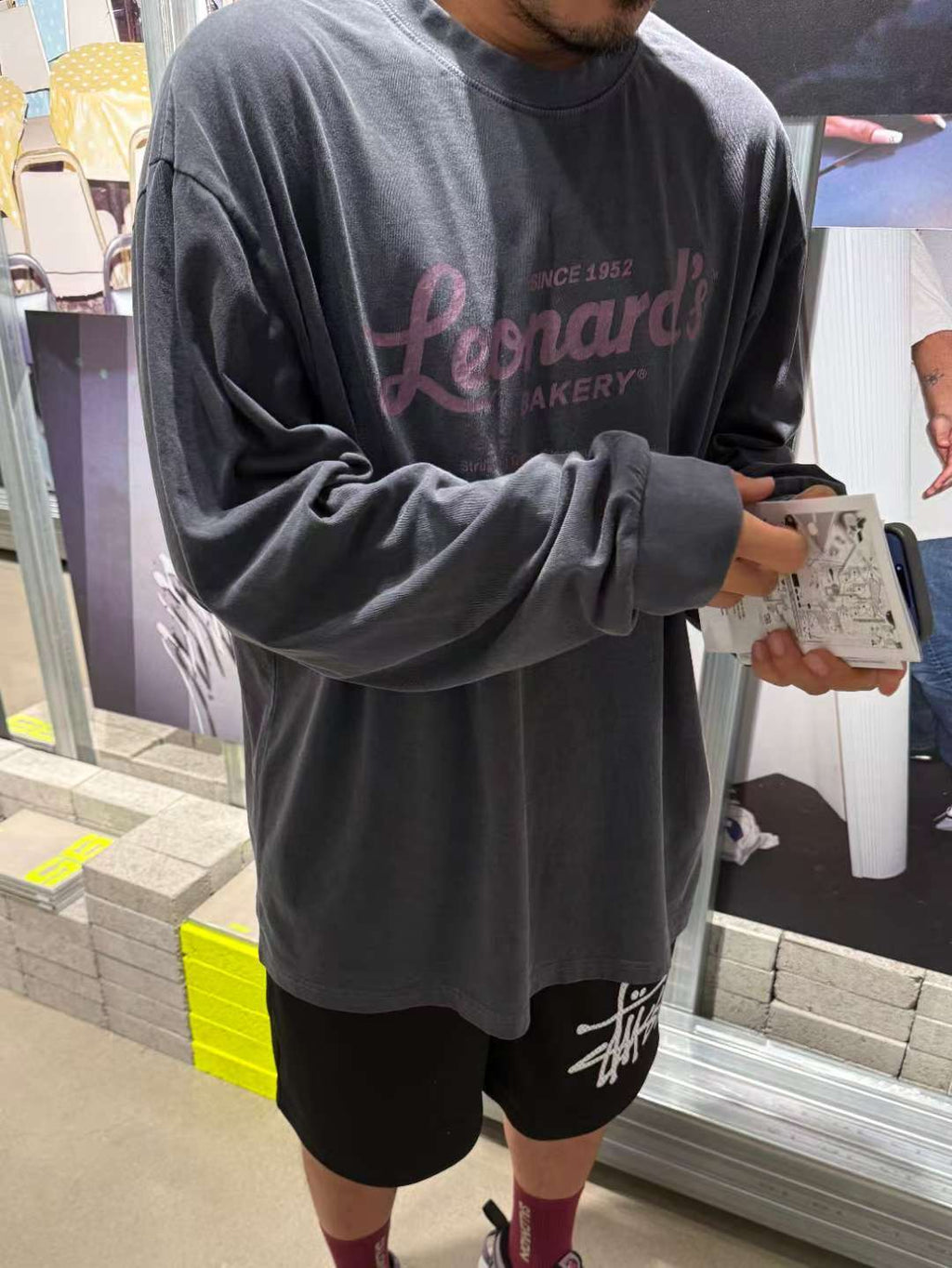 “Leonard”洗水長袖Tee