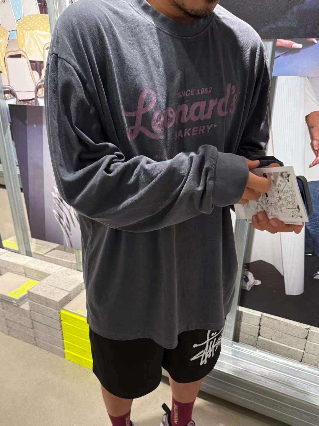 “Leonard”洗水長袖Tee