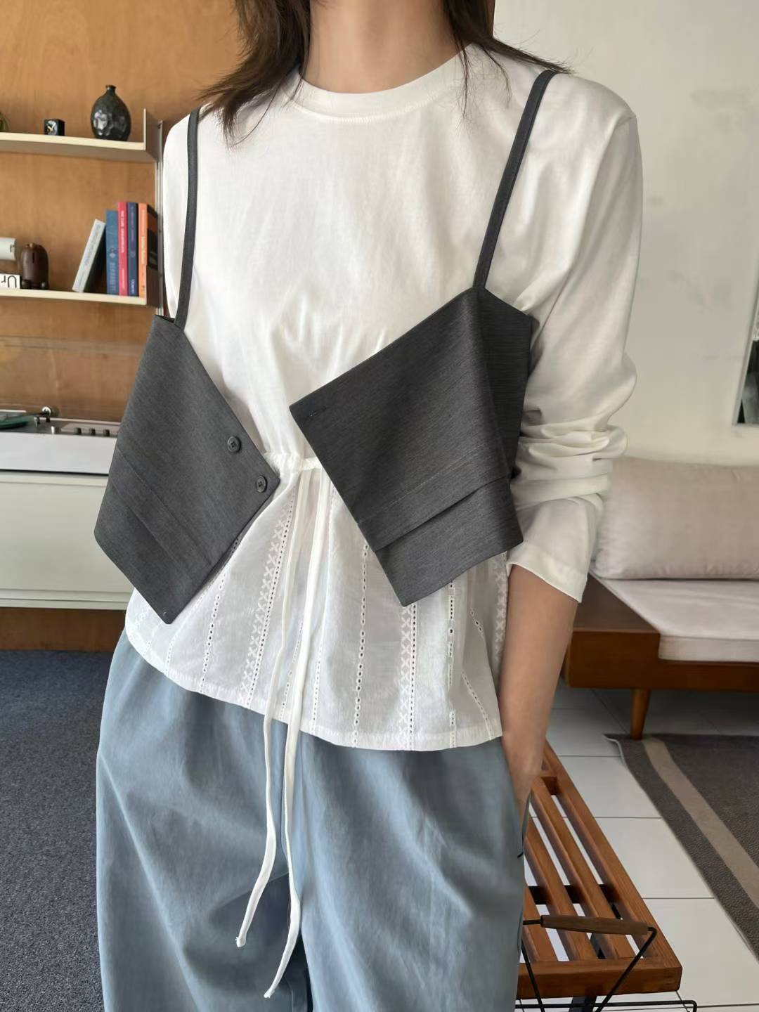 猄絨小吊帶