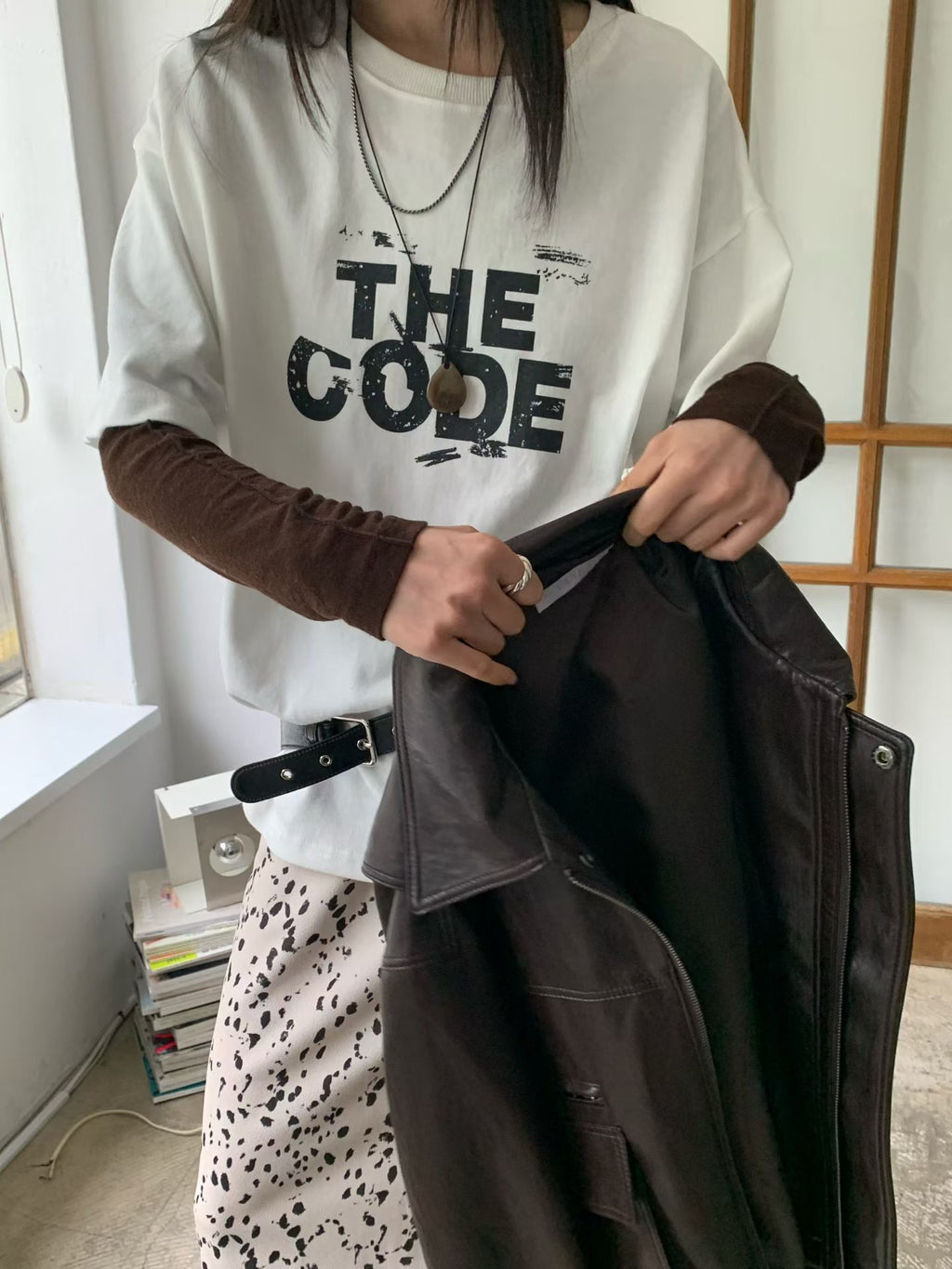“The Code”長Tee