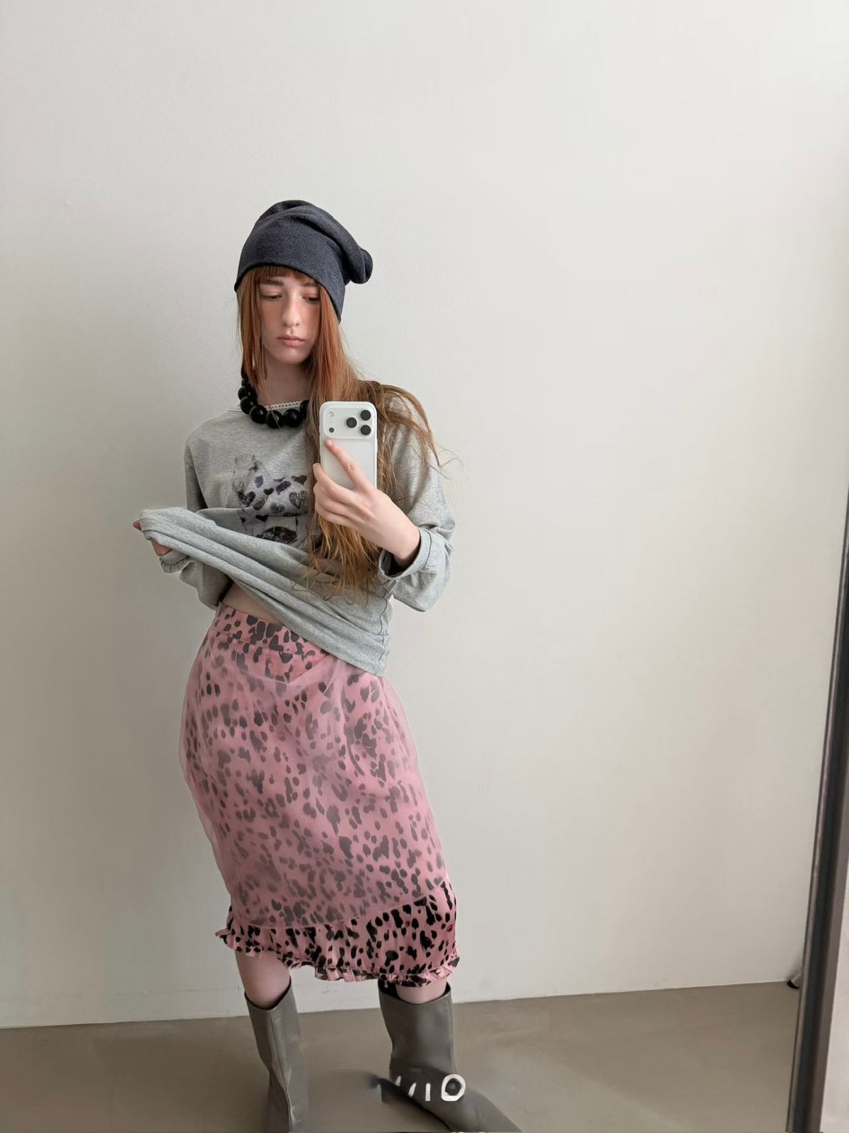 心心馬仔lace領Tee
