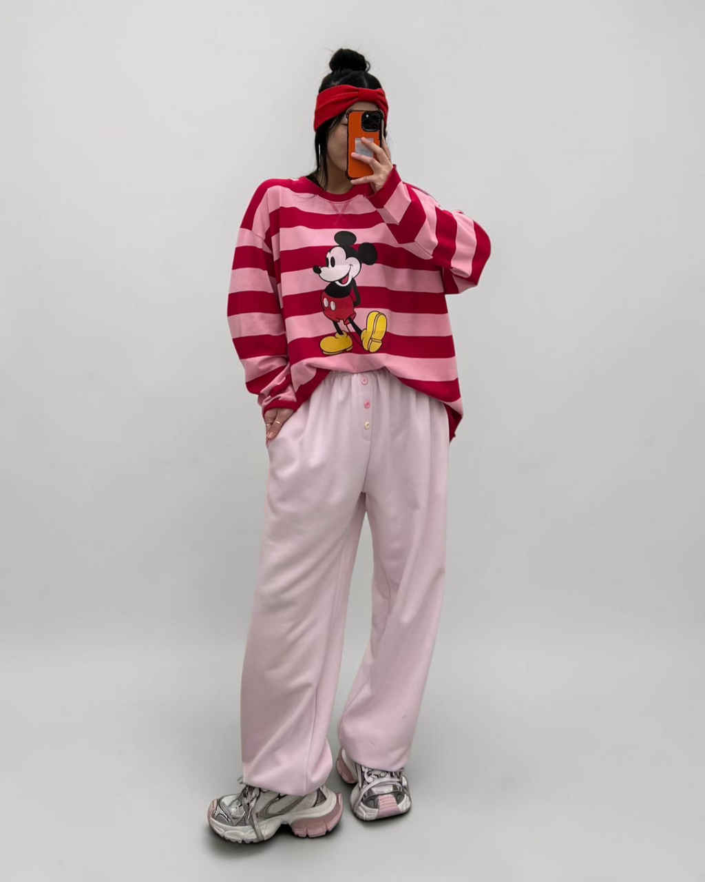Mickey橫間長Tee