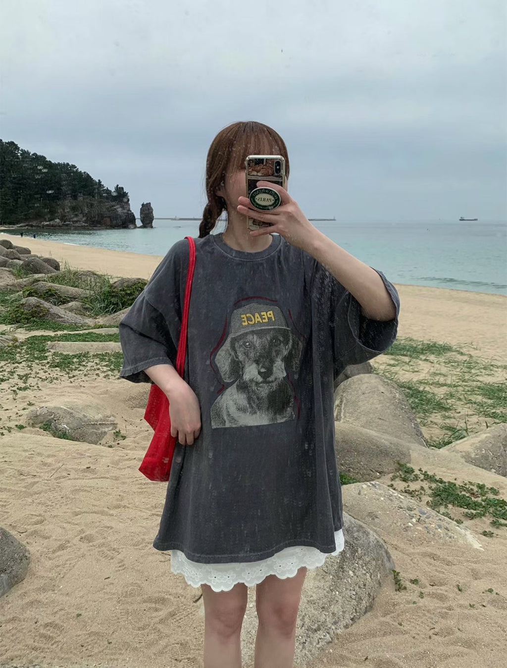 PEACE狗狗長Tee