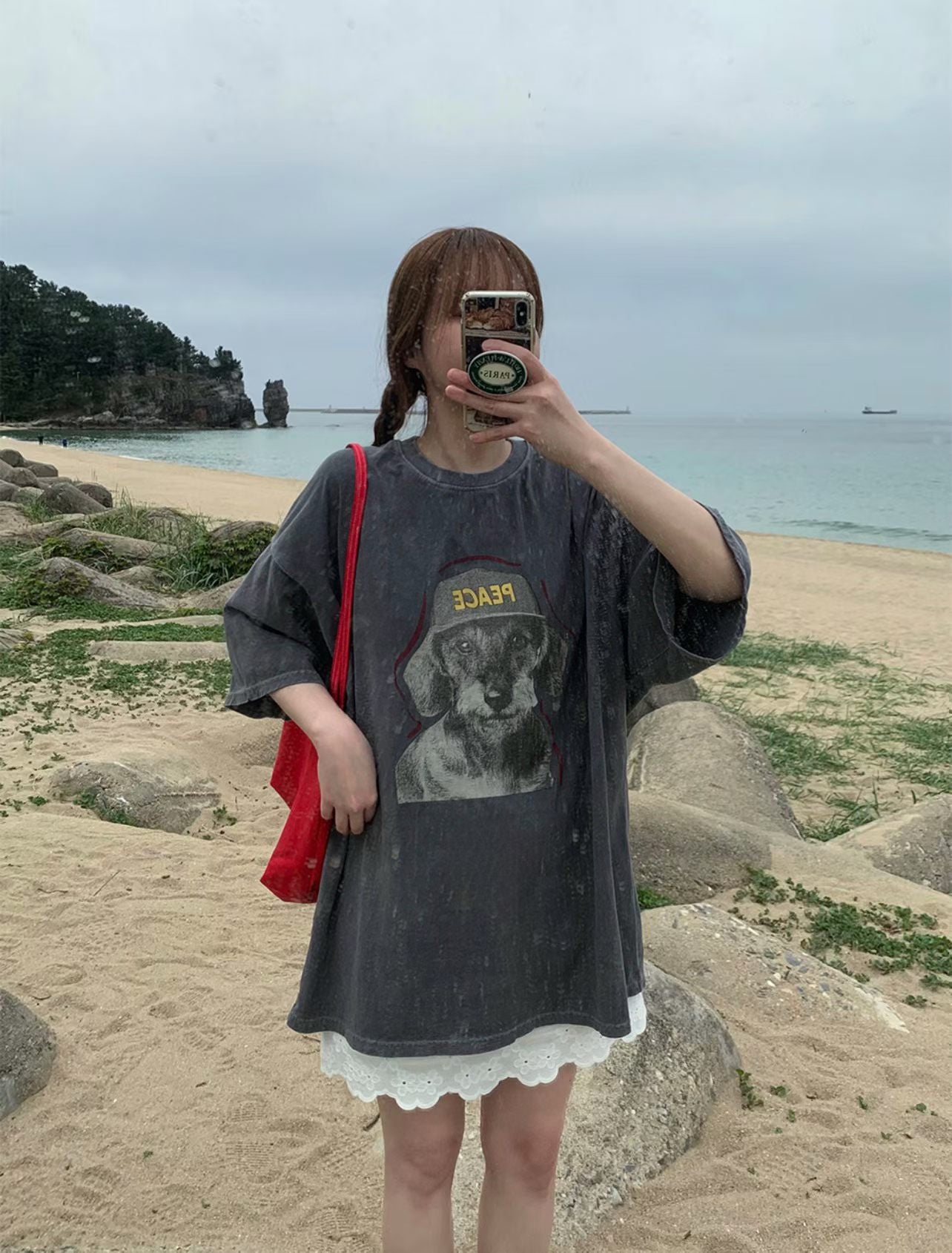 PEACE狗狗長Tee