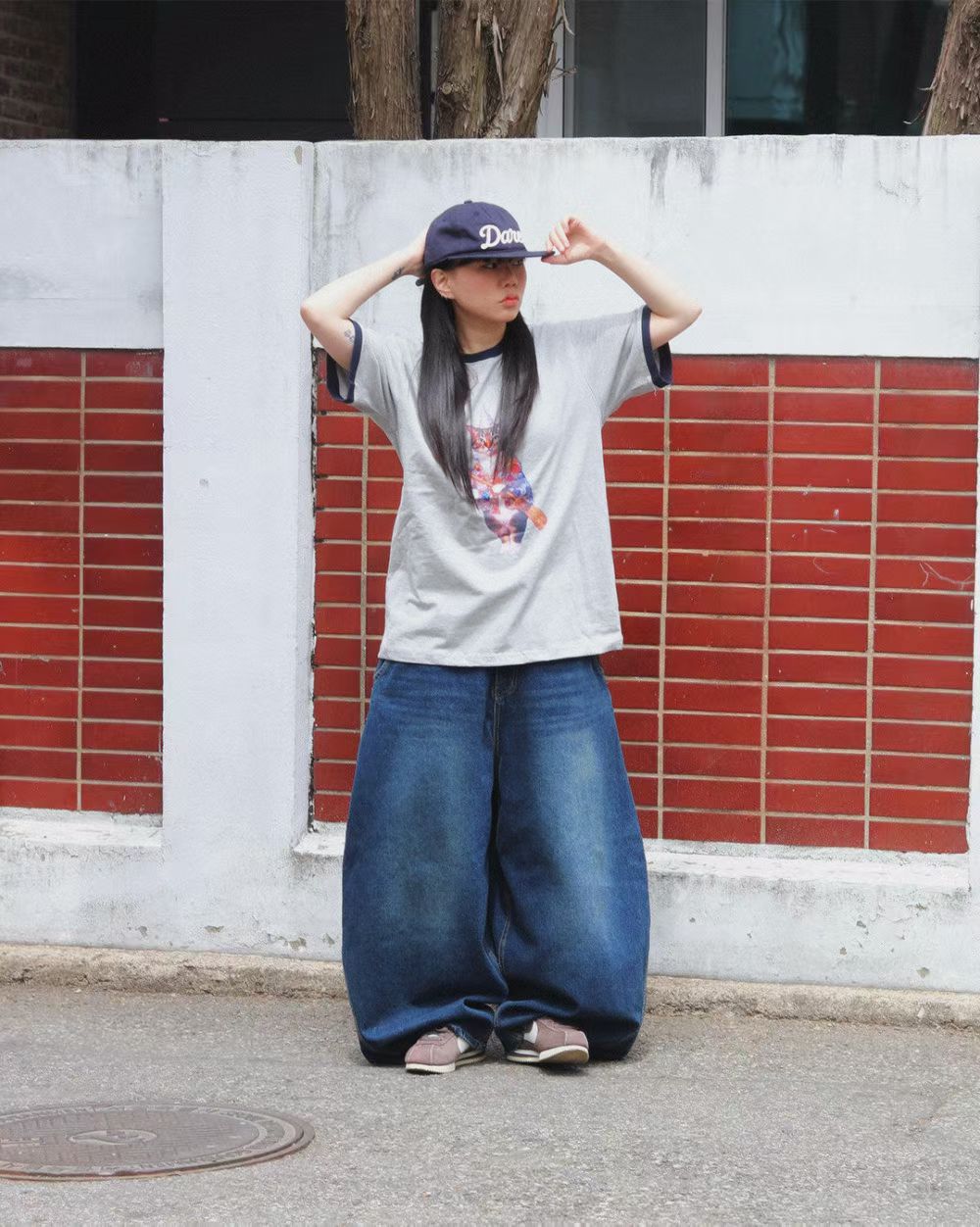 貓貓拚色Tee