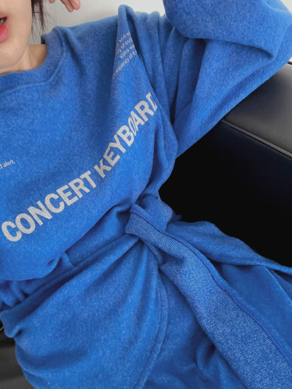 “CONCERT TICKET”連巾連身裙