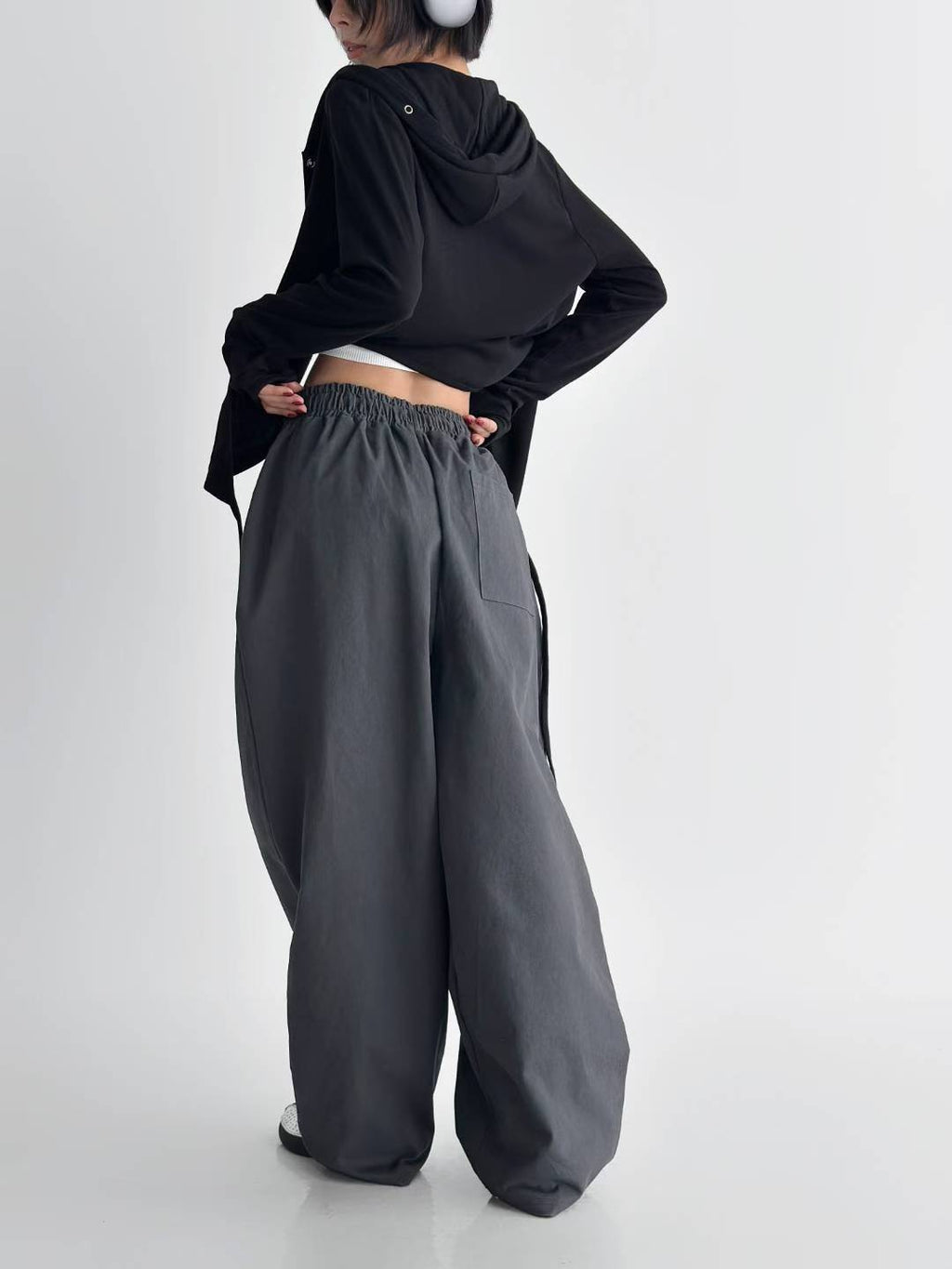 洗水橡筋頭布褲