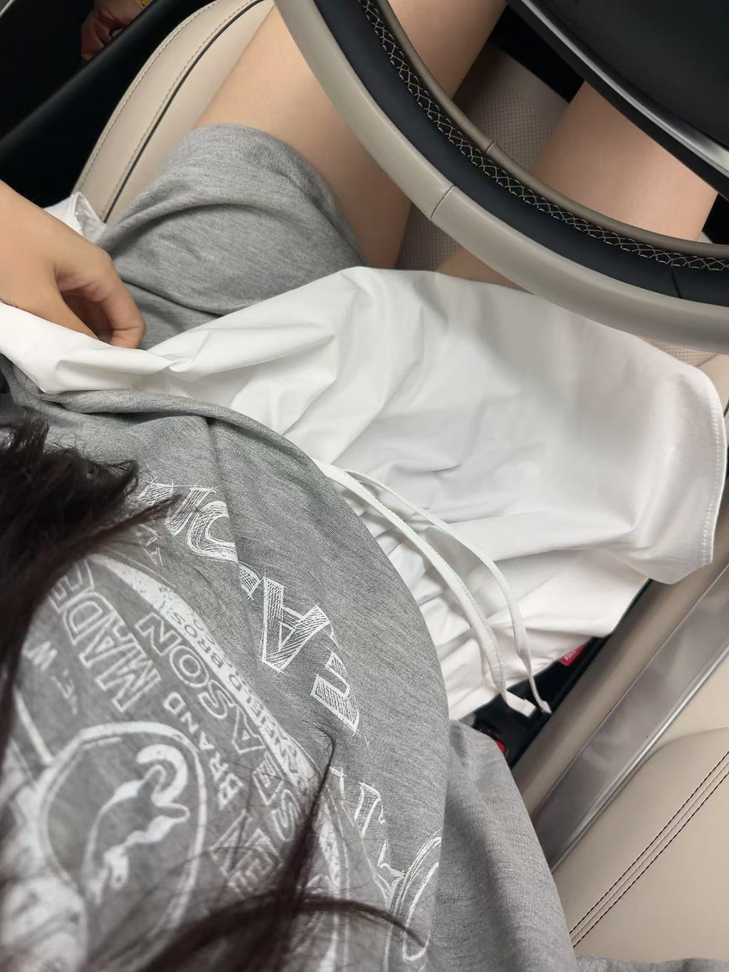 雙色拚接短褲