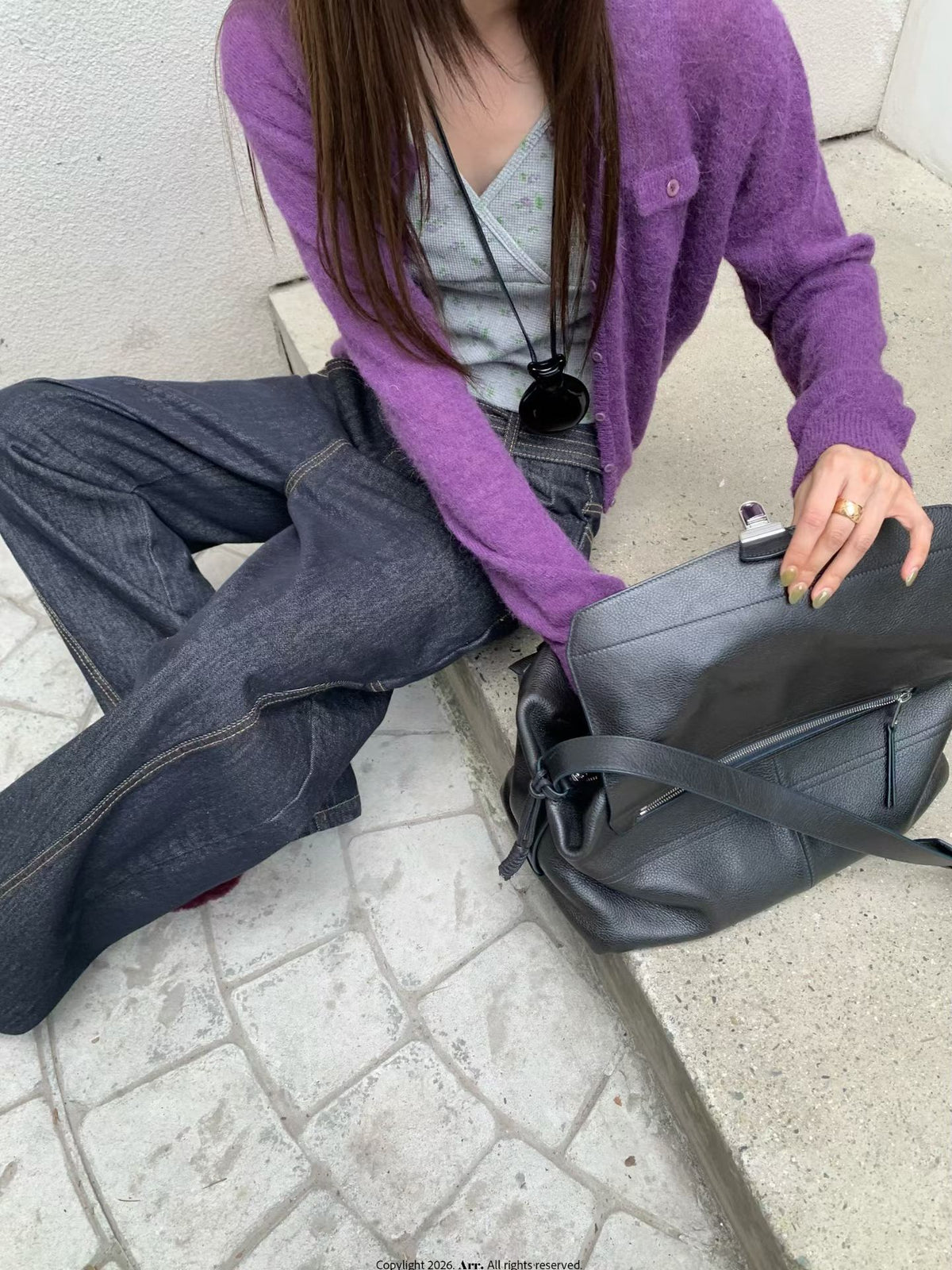 雙袋羊毛外套
