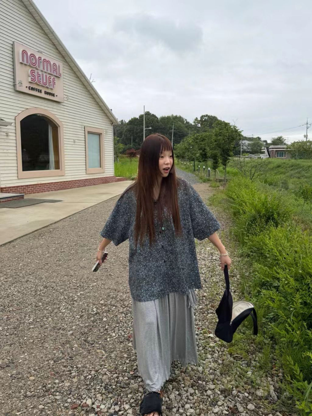 花花長恤衫