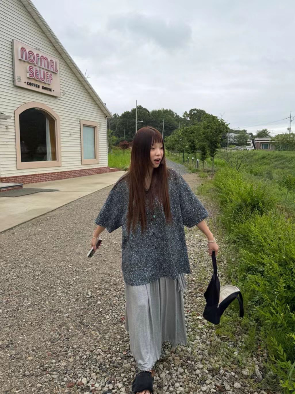 花花長恤衫
