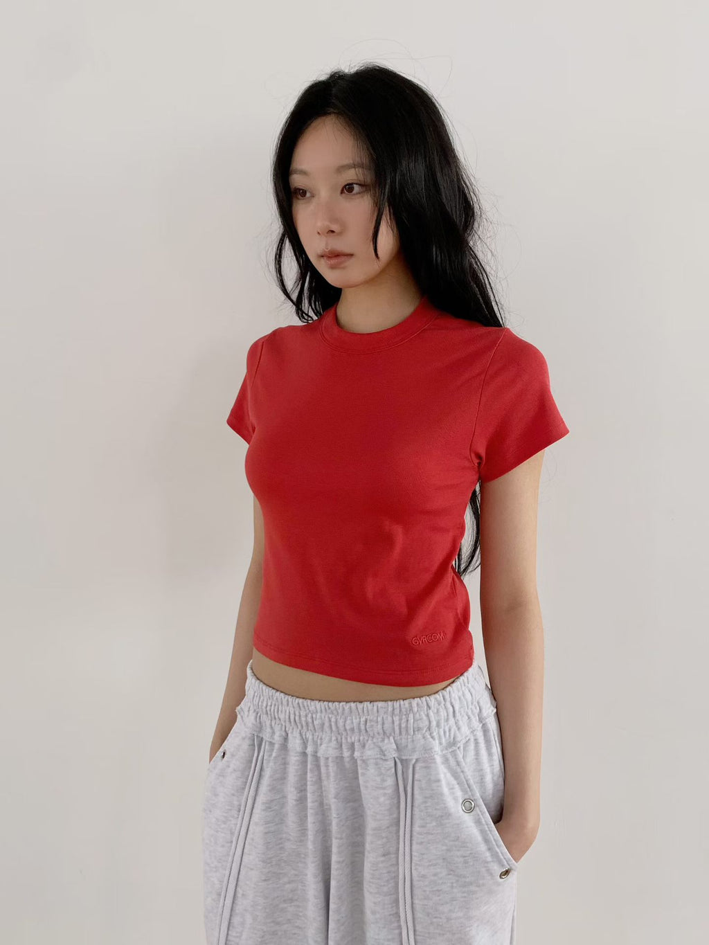 高圓領Tee