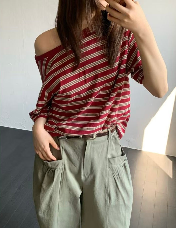 跌膊橫間Tee