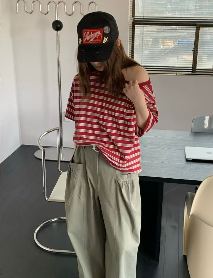 跌膊橫間Tee