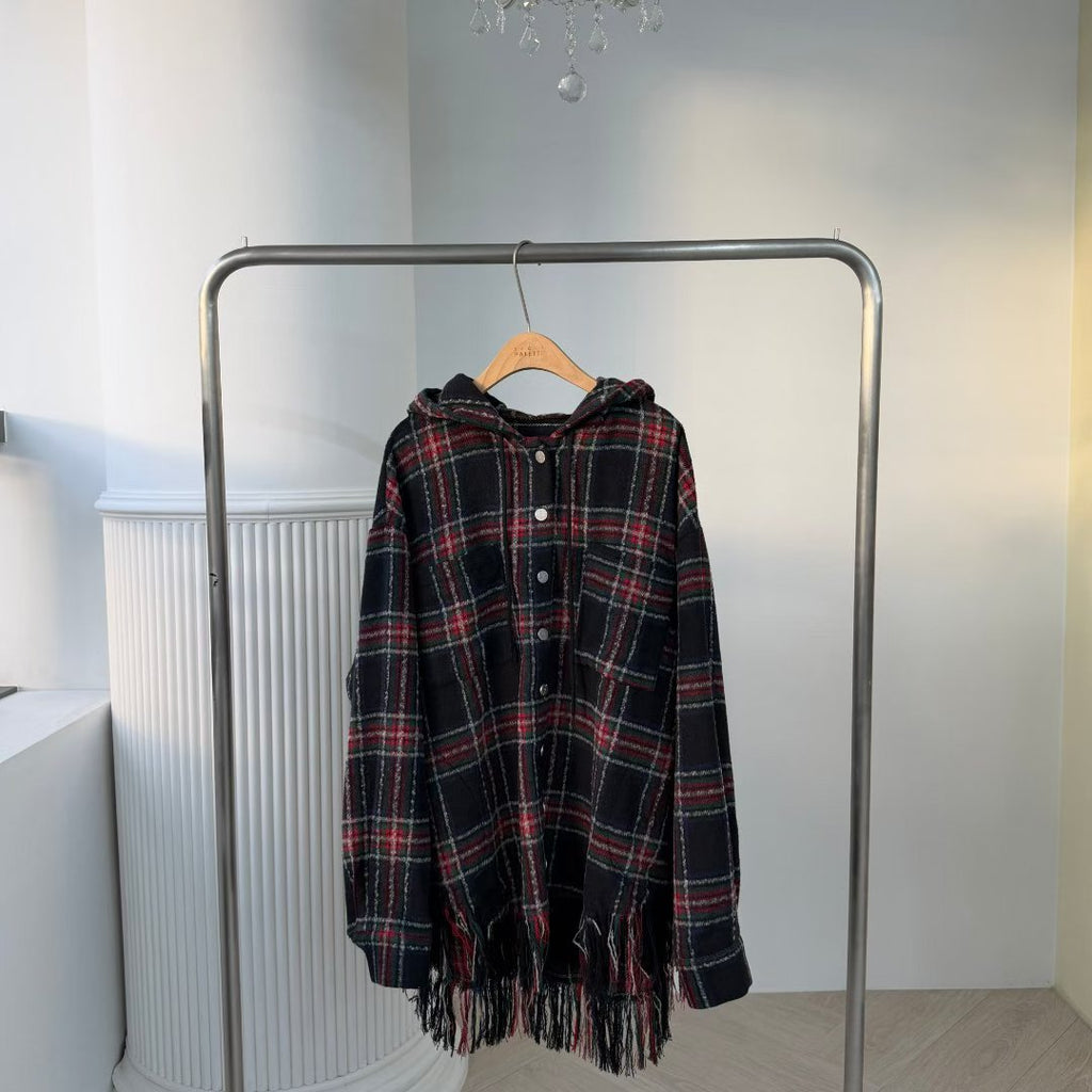 格仔有帽須須腳斗篷