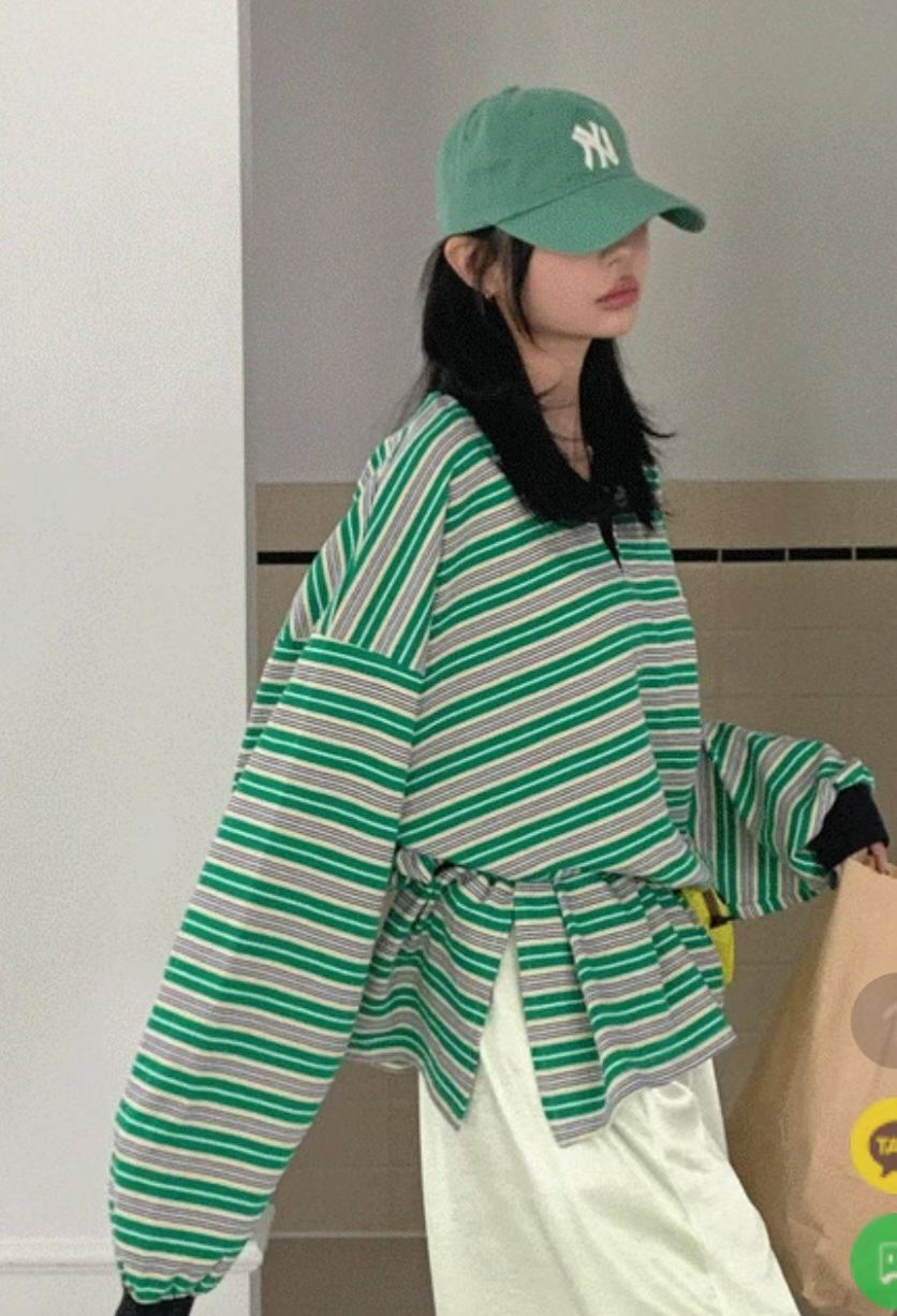 彩間Polo領長Tee