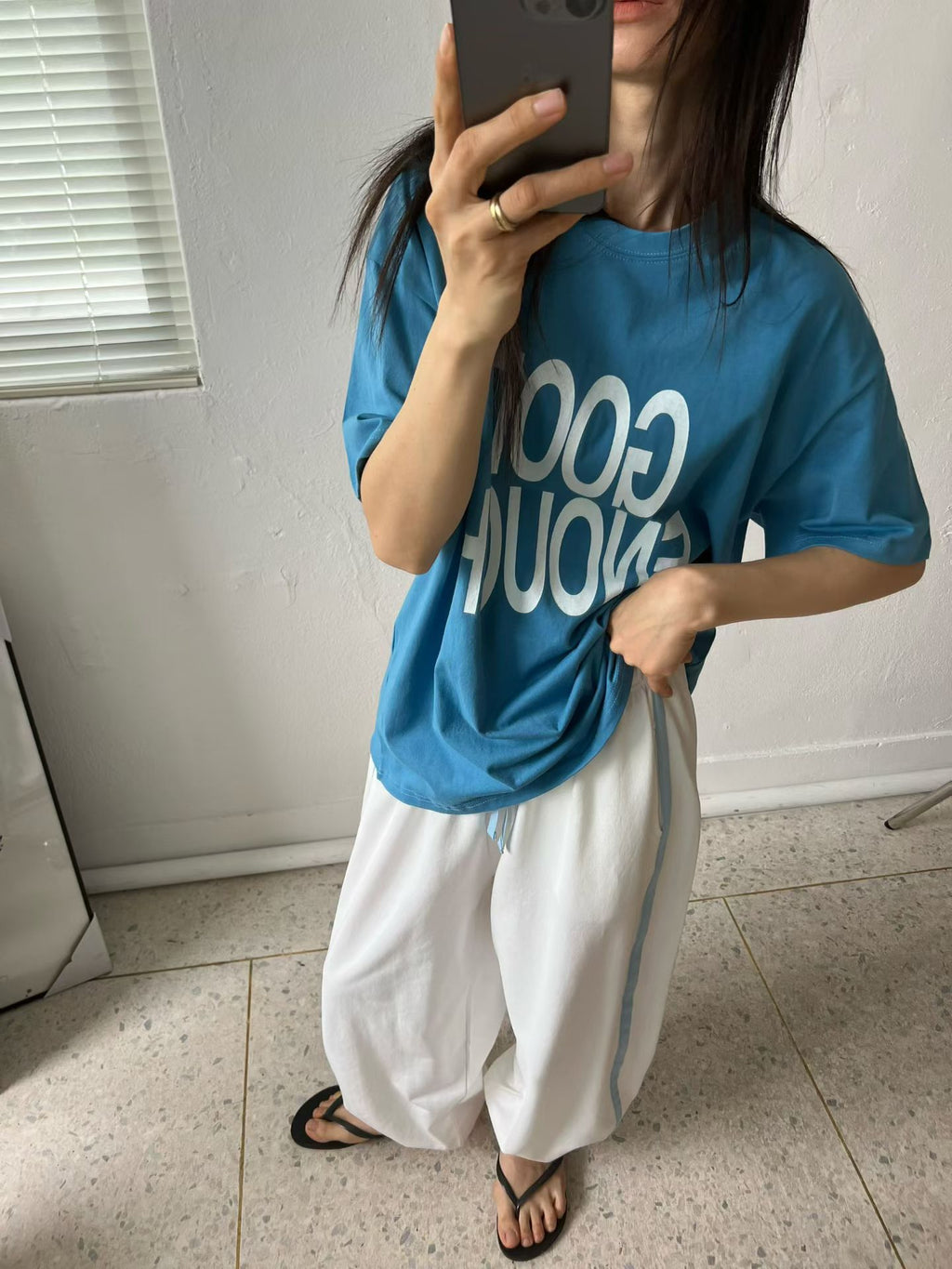 側間束腳布褲