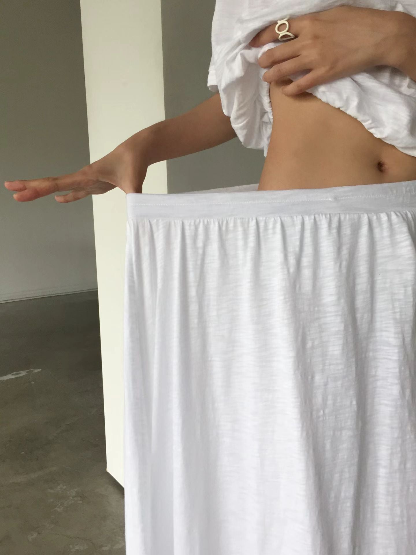 純棉長裙(set裝可另購純棉連帶Tee)