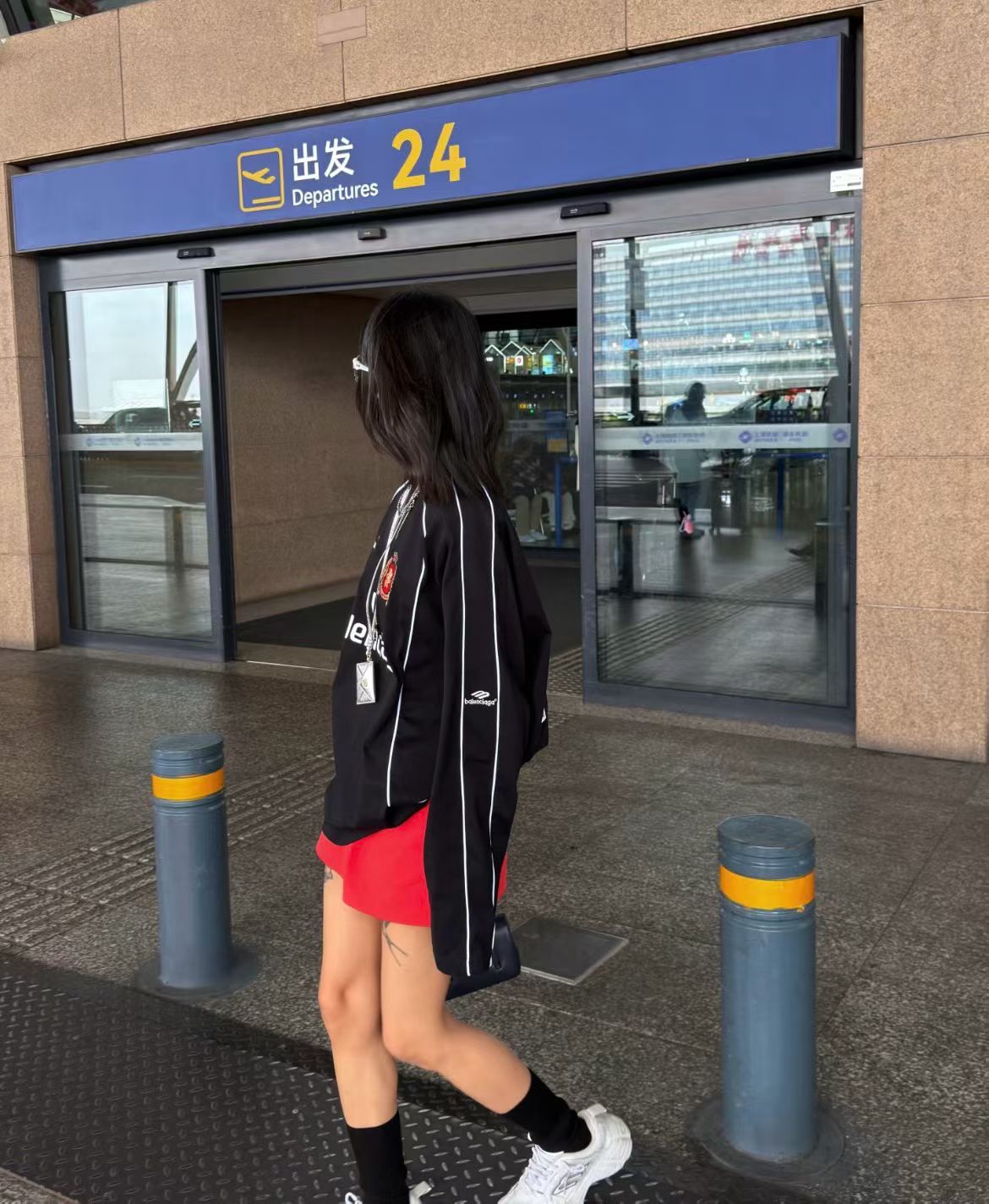 橡筋頭短裙褲