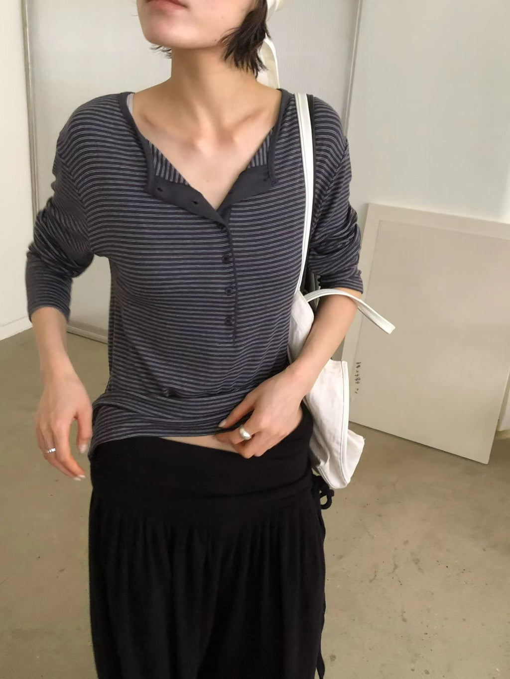 開鈕幼橫間Tee
