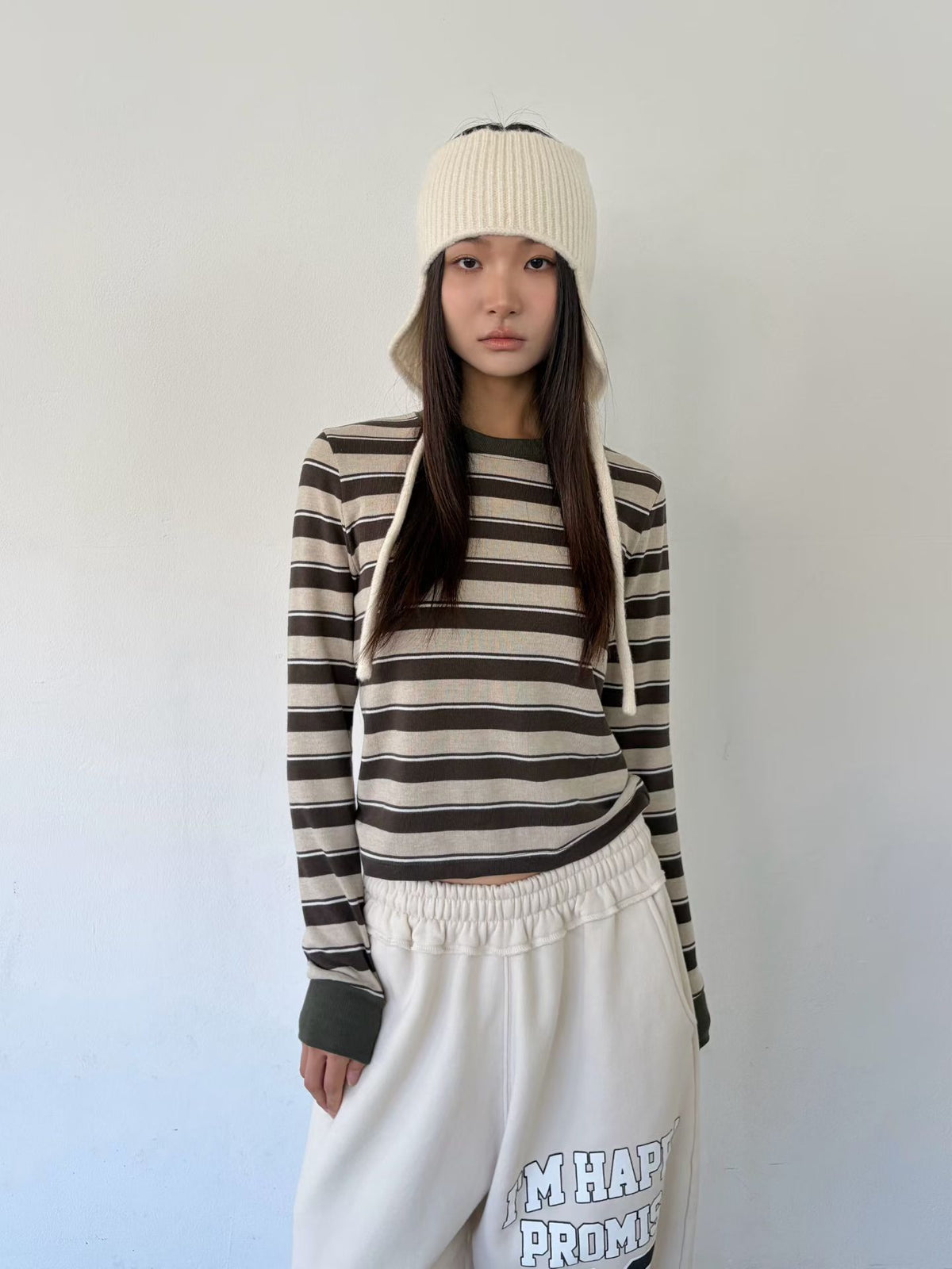 束袖橫間Tee