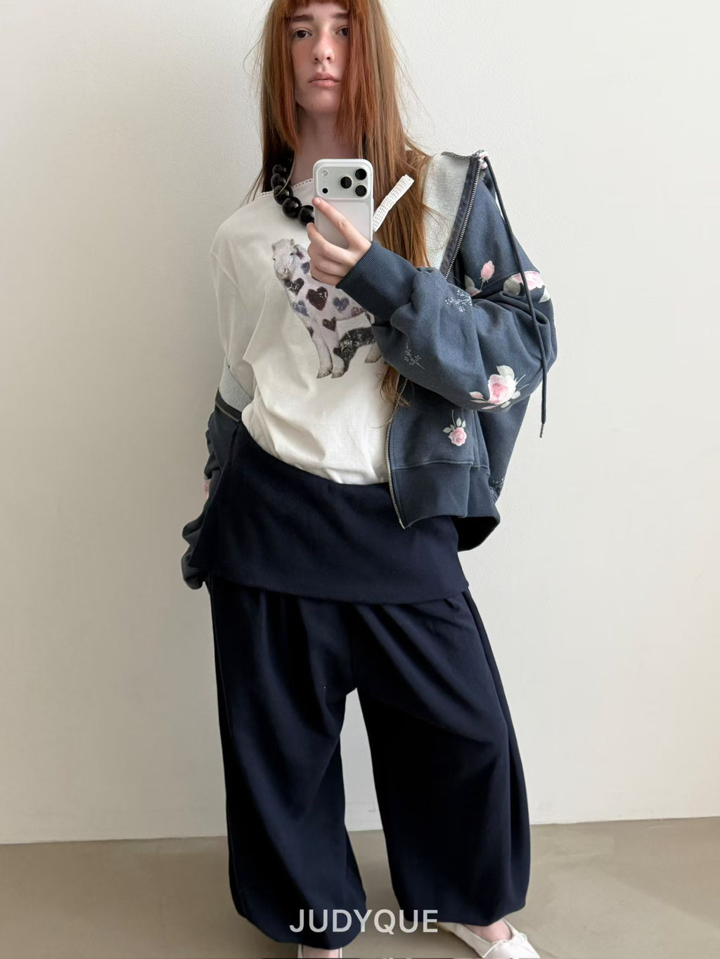 心心馬仔lace領Tee