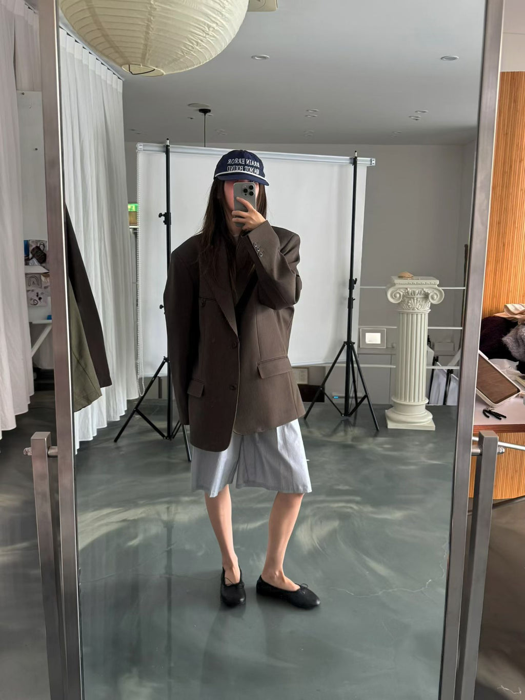 暗紋西裝褸