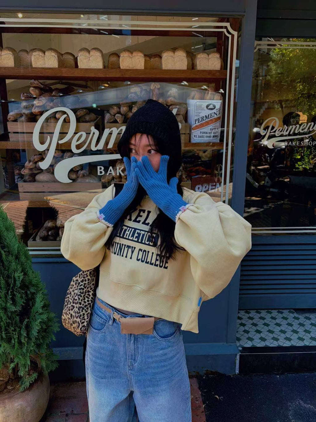 “LAKELADE”抓毛短衛衣