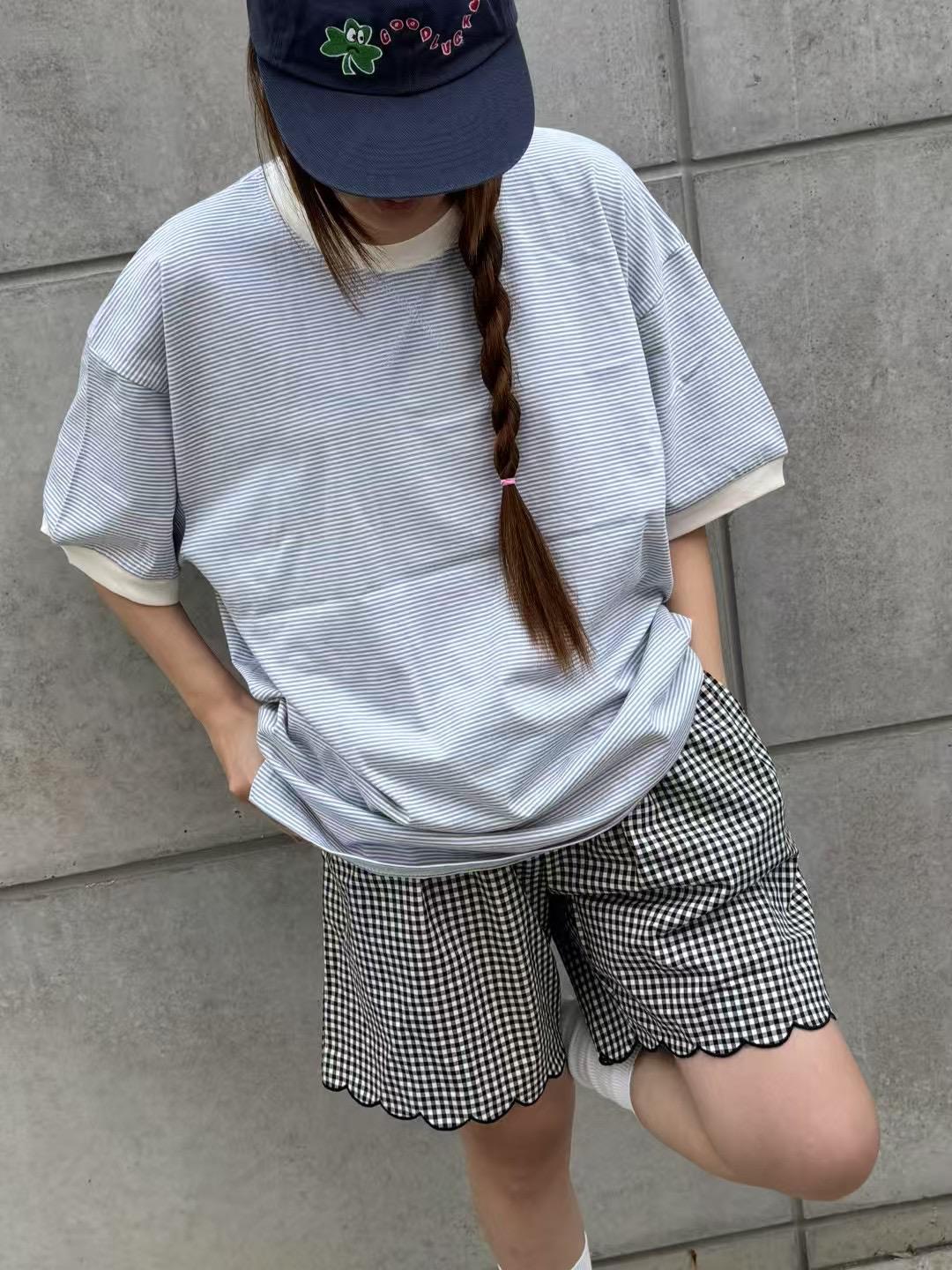 束袖橫間Tee