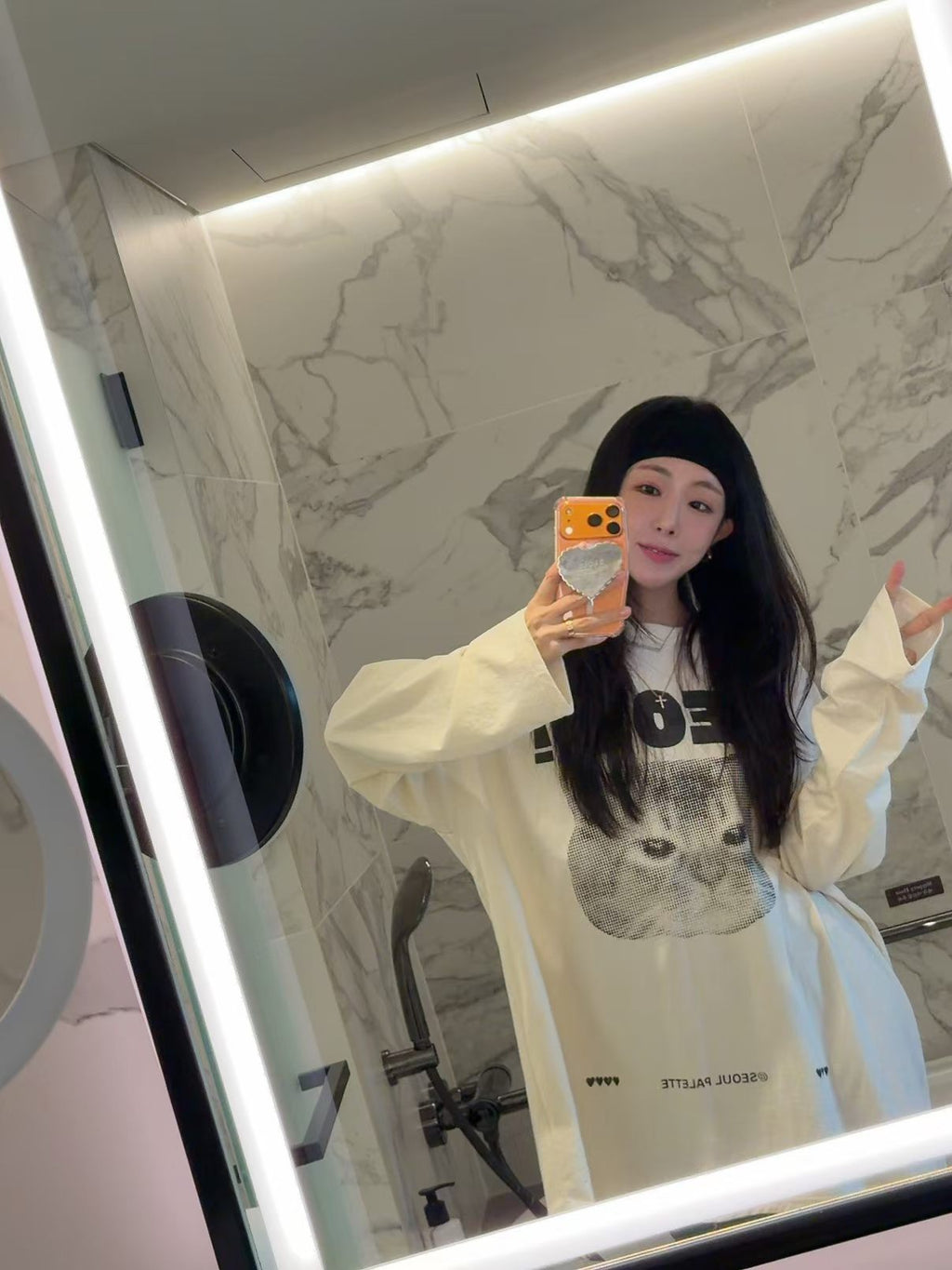 “MEOW”貓貓長Tee