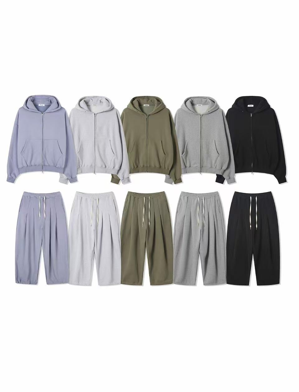 抓毛有帽ZIP UP外套 (set裝可另購抓毛布褲)