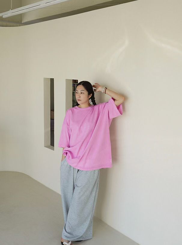 WST-3 洗水短袖長Tee
